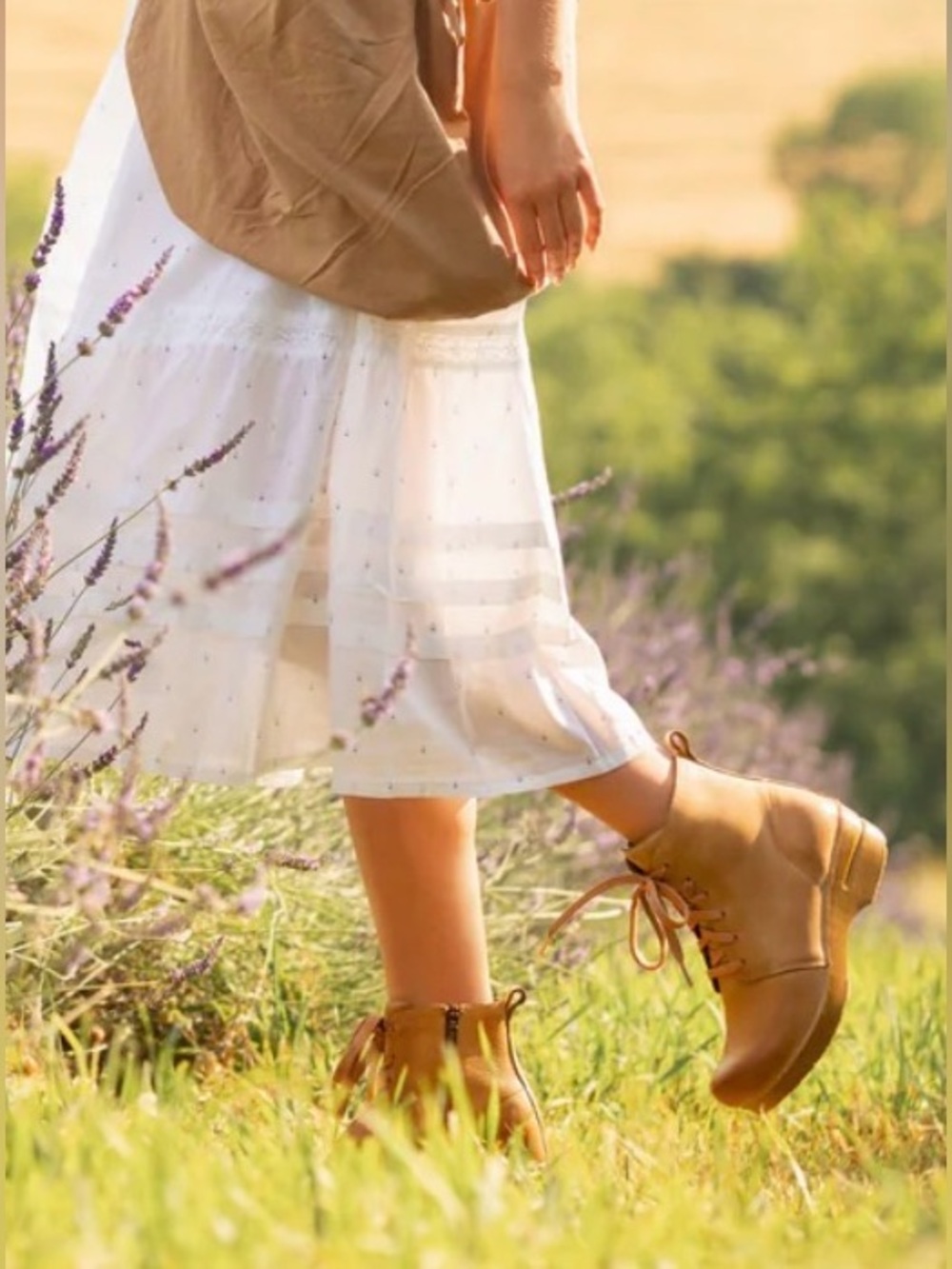 Dansko Sigourney tan clog lace up boot leather size 8.5-9 size 39 - Picture 3 of 13